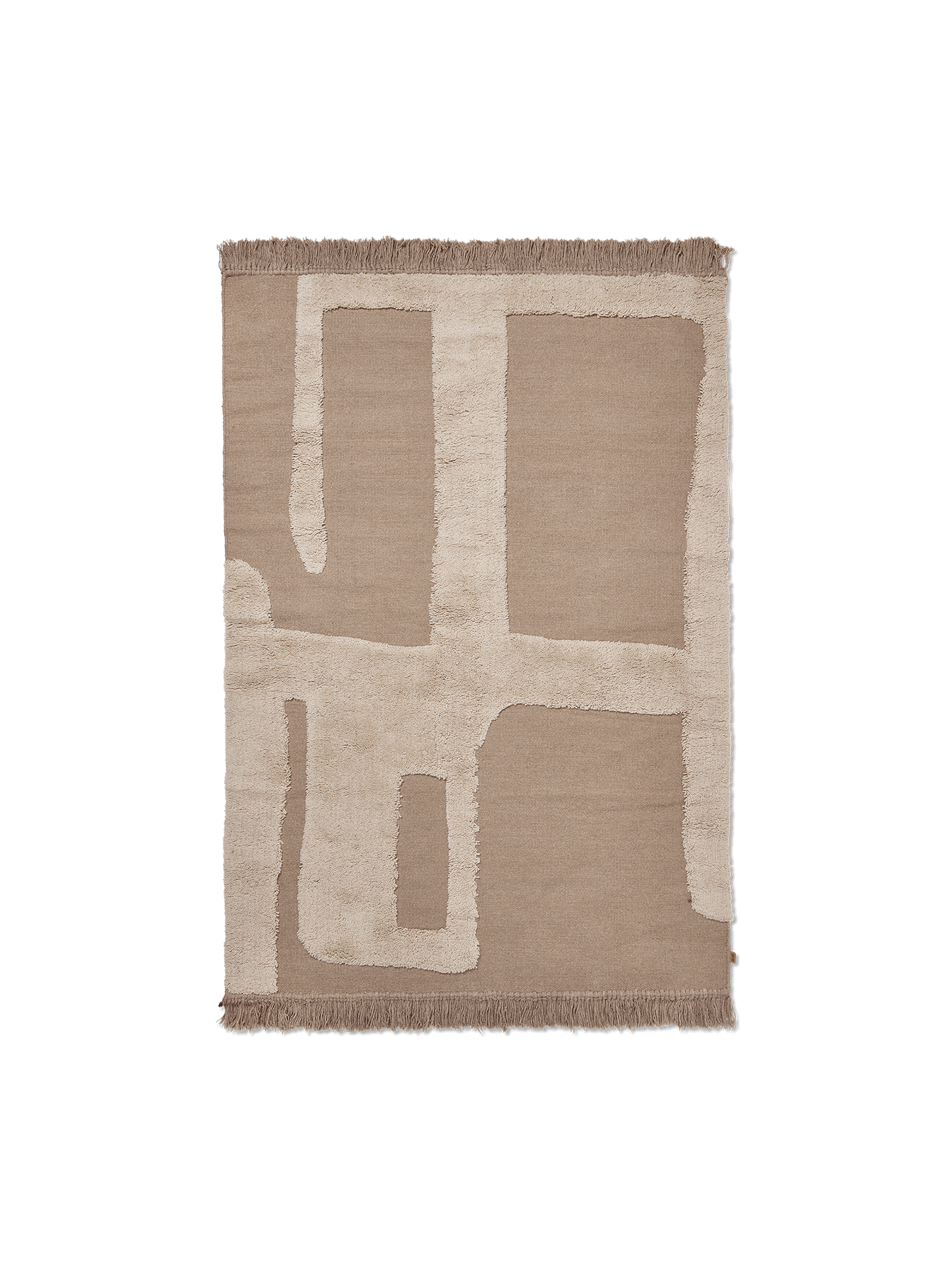 Tapis alley wool small naturel