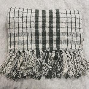 Plaid À carreaux kaki