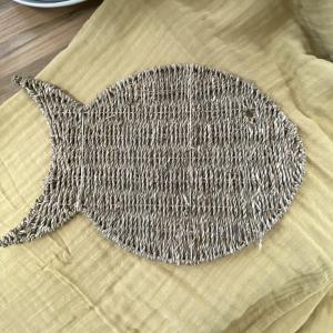 Set table poisson en jonc