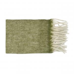 Plaid laine vert