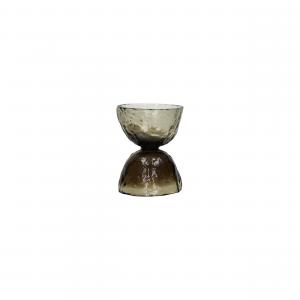 Vase photophore diabolo fumé pm
