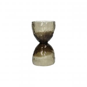 Vase photophore diabolo fumé mm