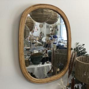 Miroir rotin m