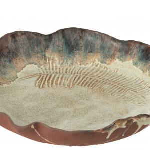 Plateau deco cera rouil l