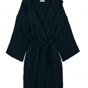 Kimono capuche gaze de coton - Navy