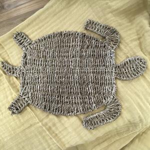 Set de table tortue en jonc