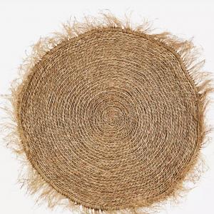 Tapis rond seagrass 120