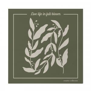 Serviette en papier verte