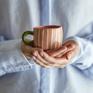 Tasse nini rose et verte