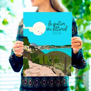 Sentier du littoral 30x40