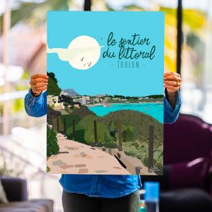Sentier du littoral 50x70