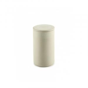 Boîte ronde haute beige