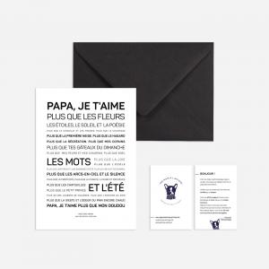 Affiche « Papa je t'aime » MINI