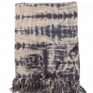 Jeté gris tie and dye