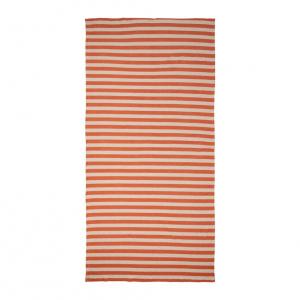 Drap de bain palma corail