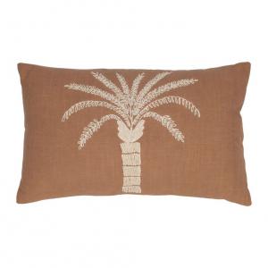 Coussin palmier terra