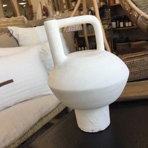 Vase pithos blanc