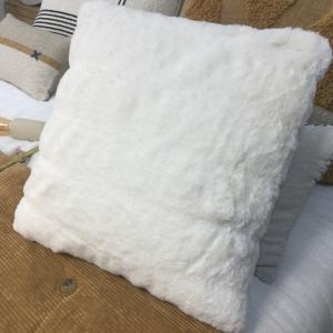 Coussin zebeline neige 45x45