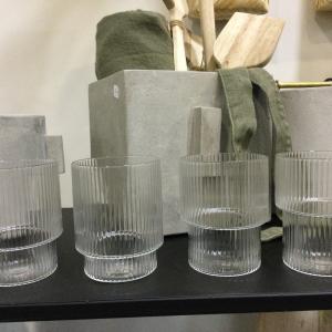 Set 4 verres ripple