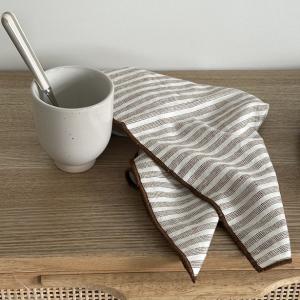 Serviette de table brun claudia