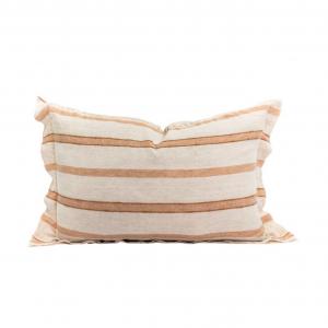 Coussin primerose peche 40x60