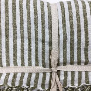 Nappe ou plaid st tropez vert