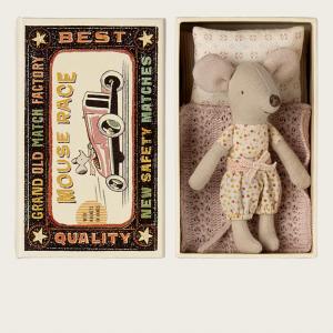Souris petite soeur dans sa boite