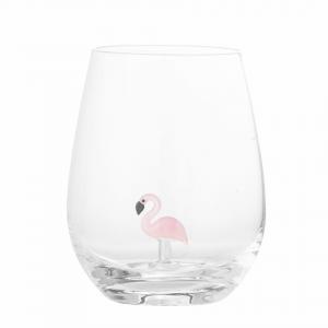 Verre flamant rose