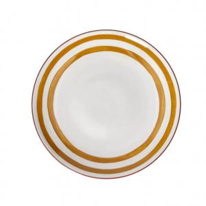 Assiette plate mykonos jaune
