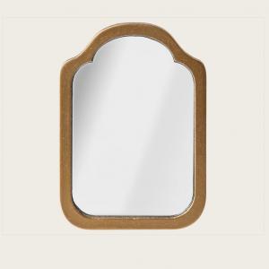 Miroir miniature doré