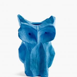 Vase hibou marni bleu azur s
