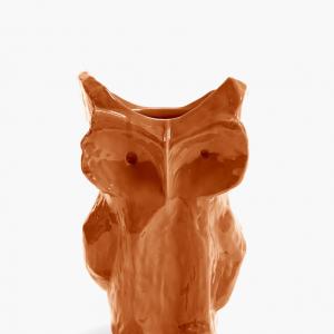Vase hibou marni orange l