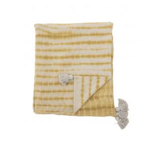 Couvre lit ou canapé jaune