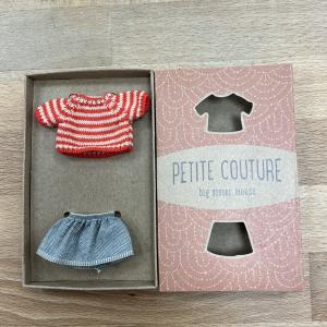 Pulltricot&jupe grande soeur souris