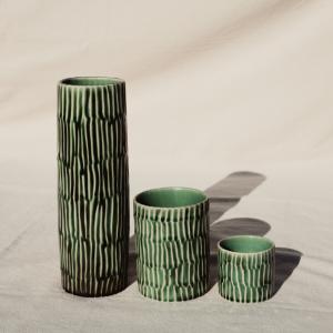 Vase l  vert verde lanza