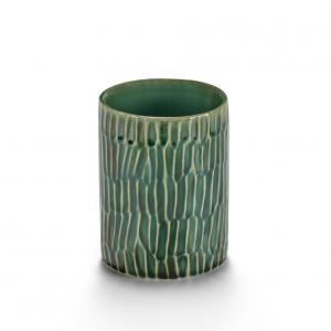 Vase m verde lanza
