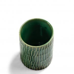 Vase m verde lanza