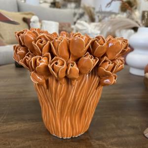 Vase ambrosia orange s