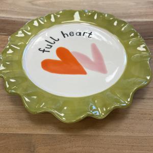 Assiette coeur full heart