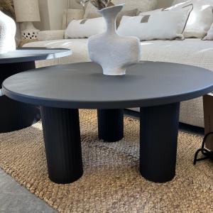 Table basse noire 70