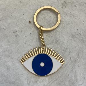 Porte clé oeil bleu