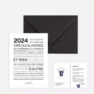 Affiche 2024 « Dire OUI au monde » MINI