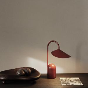 Lampe portative arum oxide red