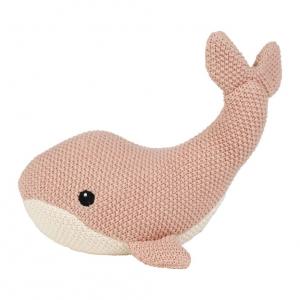 Peluche baleine clodi rose