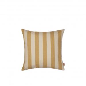 Coussin outdoor rayé jaune