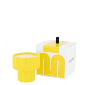 Bougie podium small rosa jaune citr 100g