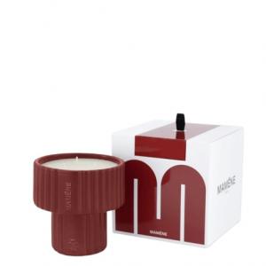 Bougie podium medium rosa bordeaux 200g