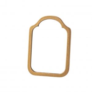 Miroir miniature doré