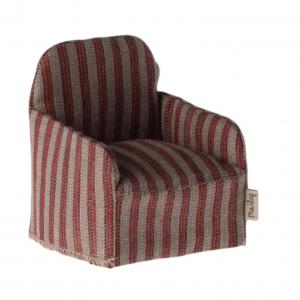 Fauteuil souris rayé