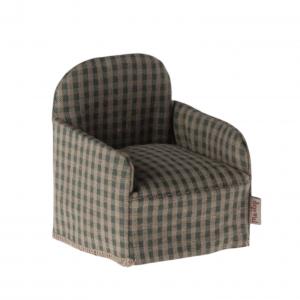 Fauteuil souris vert vichy